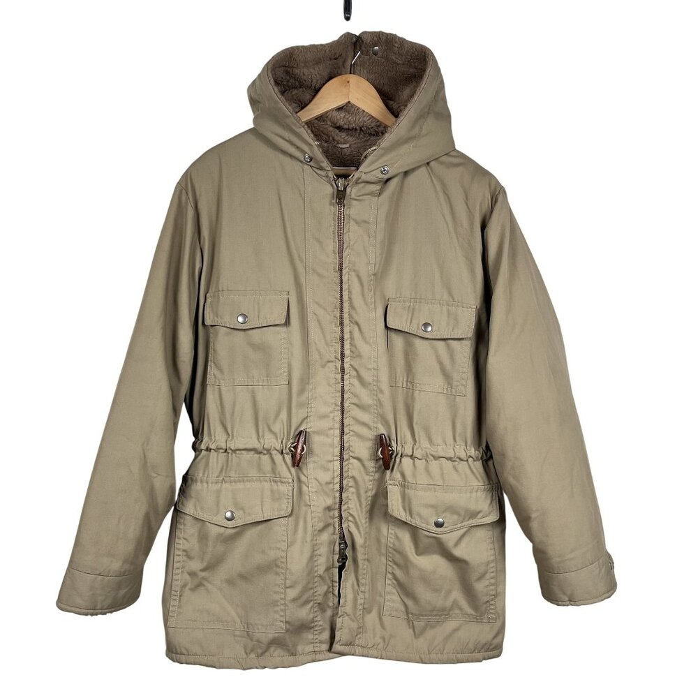 Vintage Contemporary Sportif Jacket Mens 44 Sherpa Lined Parka